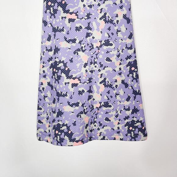 Ivivva by Lululemon Girls 12 Purple Camo Print Scoop Neck Racerback Tank Top - Picture 4 of 7